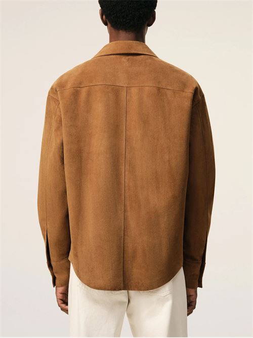 Suede Overshirt AMI PARIS | USH826LH0059236